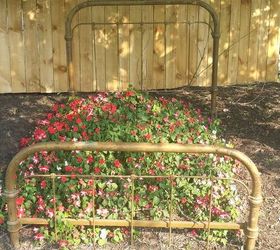 15 Whimsical Ways to Use Old Furniture in Your Flower Bed 